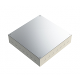 300mm x 300mm x 75mm Galvanised Adaptable Box With Knockouts
